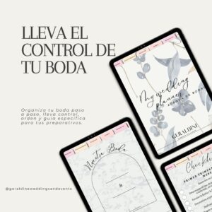 Agenda planificador de bodas digital