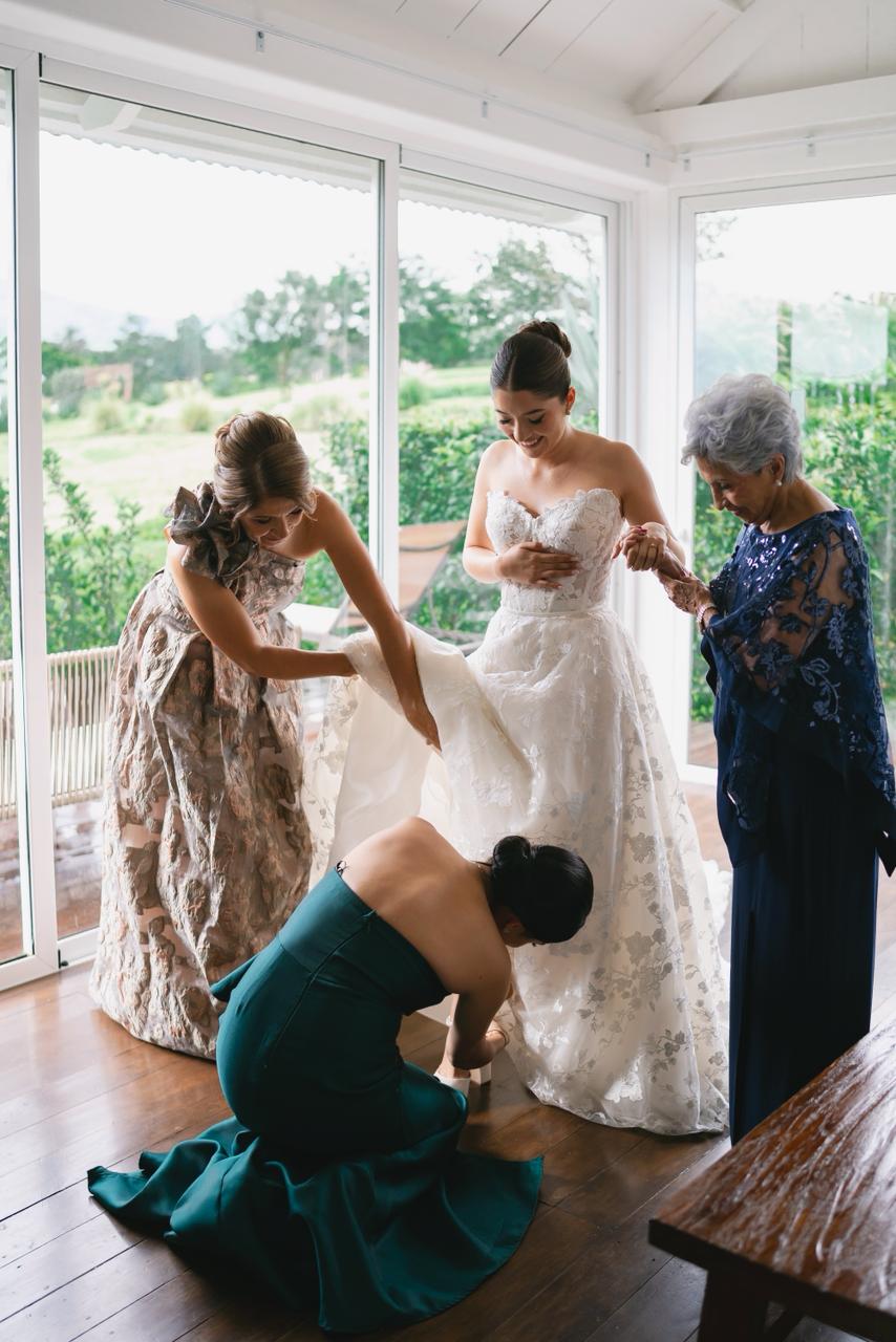 Preparativos de novia
